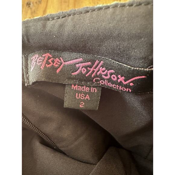 Betsey Johnson Collection Rose Dress Size 2 Y2K Strapless Tie Back Bow Floral - Picture 8 of 13